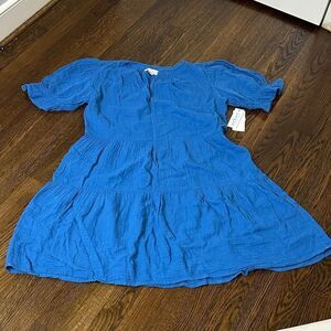 NWT Velvet by Graham & Spencer Clarissa05 Blue Dress - Size Small